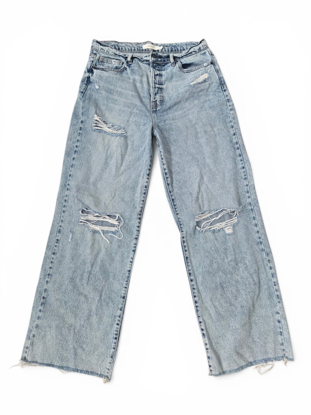 Hidden Jeans Logan High Rise Distressed Dad Jeans